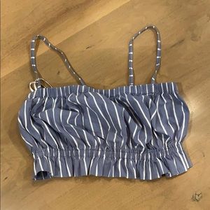 Urban Outfitters striped crop top